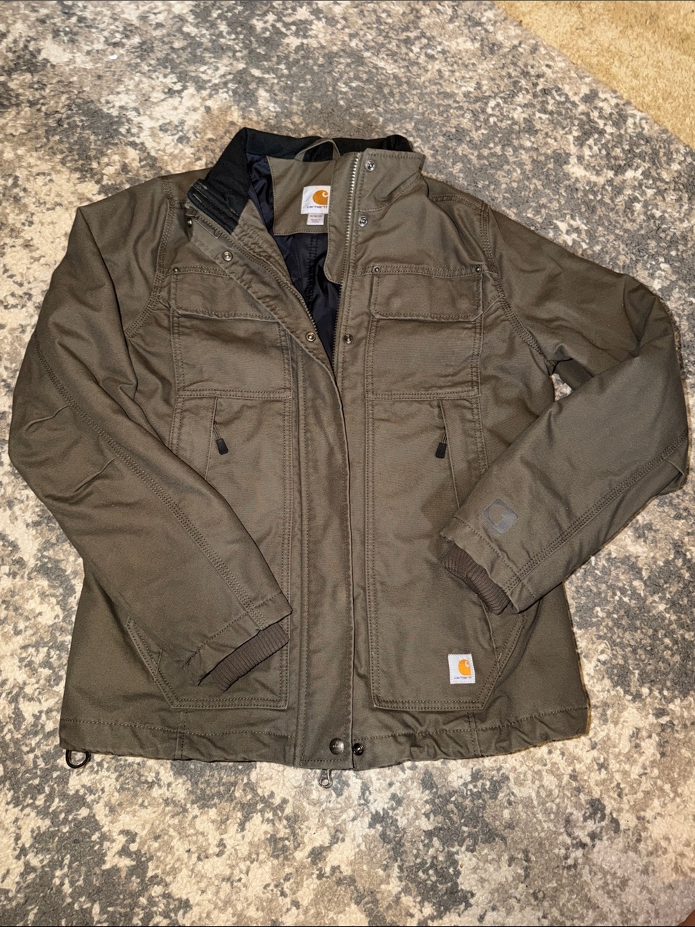 Carhartt Olive Green Utility Jacket